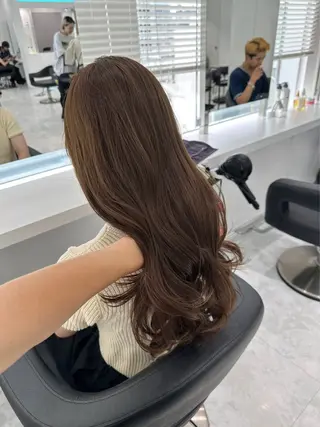 ロング 透明感カラー/ レイヤーカット/優大のヘアスタイル