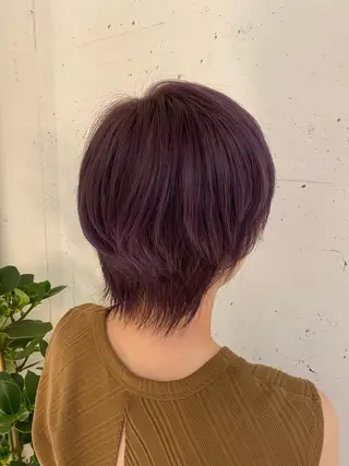 ショート カラー ナチュラル/韓国💎 haruka 💎のヘアスタイル