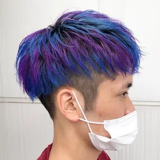 ショート カラー メンズ ⭐️メンズ特化⭐️ 上杉俊祐のヘアスタイル