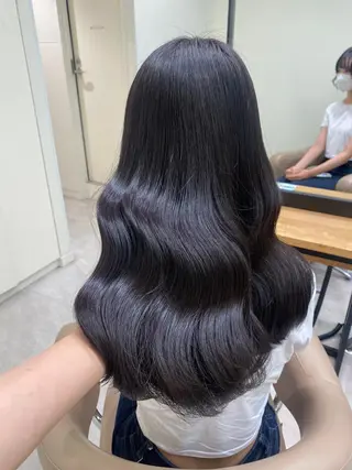 ロング カラー ブリーチなしWカラー 🎀韓国ヘア/amiのヘアスタイル