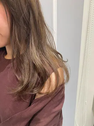 ロング 似合わせ艶髪カラー ❤️ハダユミのヘアスタイル