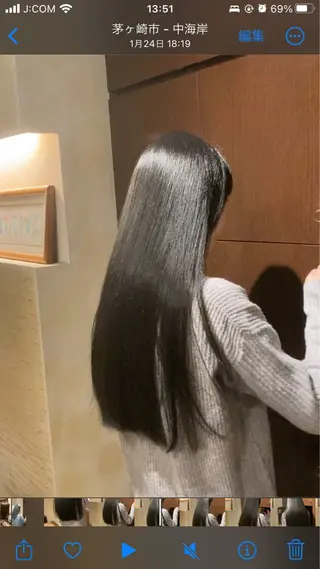 ロング カラー パーマ 🌙似合わせ専門 照井🌙のヘアスタイル