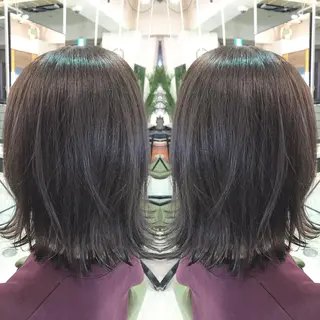 ミディアム カラー 青木 茂樹⭐️ 透明感カラーのヘアスタイル