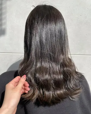 ミディアム カラー パーマ ヘアアレンジ メンズ キッズ マツエク・マツパ sara 荒井店のヘアスタイル