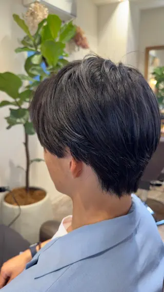 ショート パーマ メンズ 【メンズパーマ】比嘉 啓人のヘアスタイル