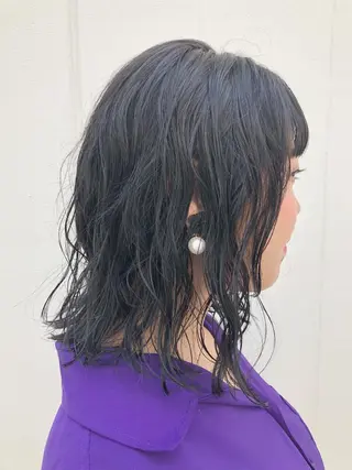 ショート カラー ノグチ ユウキ/ボブのヘアスタイル