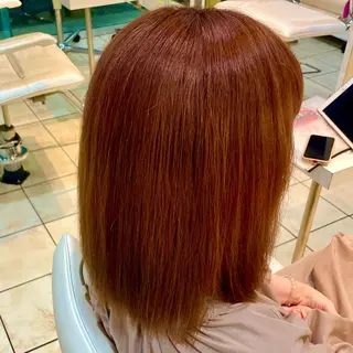 ショート カラー ブリーチ/ヘアセット 【𝙍𝙞𝙣𝙤】のヘアスタイル