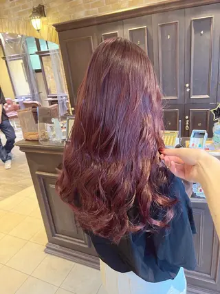 ロング 🧡ミルクティー/ レイヤー🧡ショウナのヘアスタイル