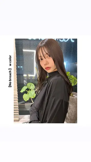 セミロング カラー hiroki【雰囲気 &style】のヘアスタイル