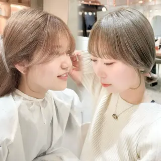 ロング 縮毛矯正/韓国ヘア /レイヤー🎀ミズキのヘアスタイル