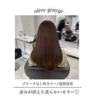 セミロング カラー ヘアアレンジ Ella所属・nana【艶髪】/ レイヤー/縮毛矯正のヘアスタイル