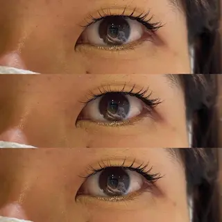 マツエク・マツパ シールエクステ/ ダブルカラー/茉央のヘアスタイル