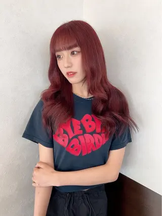 カラー nehus nagaoka所属・🖤複雑履歴ブリーチ Mizuki 🖤のヘアスタイル