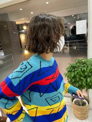 ショート パーマ 【似合わせ美容師】 しゅんのヘアスタイル