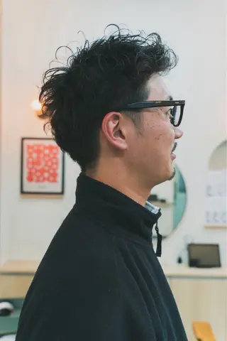 メンズ フェード/ ショートスタイルのヘアスタイル