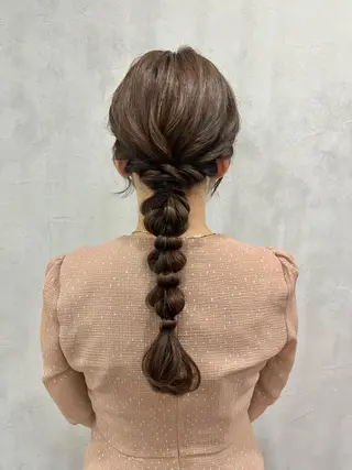 ロング ヘアアレンジ 🫧tomoka 透明感カラー🫧のヘアスタイル