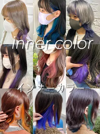 セミロング カラー uros.所属・メンズパーマ/ エクステ🌞セナのヘアスタイル