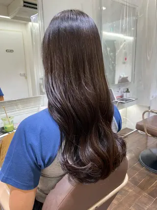 ロング カラー 【ヘアセット/美眉】 吉川玲のヘアスタイル