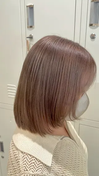 ミディアム ハイトーン/暖色⭐️ 💖石川町sayaのヘアスタイル