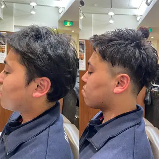 ショート メンズ トレサンパ所属・💈トレサンパ 💈金山駅✂︎愛実のヘアスタイル