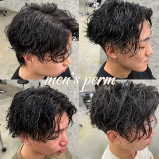 メンズ WERULE pivot cross店所属・髪質改善/岡崎 亮のヘアスタイル