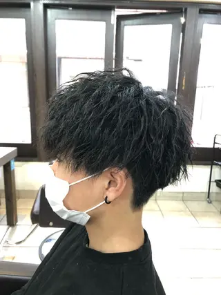 パーマ メンズ カ レラのヘアスタイル