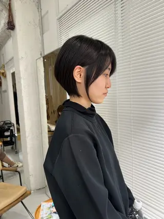 ショート ショートボブ／川崎 子安健太のヘアスタイル