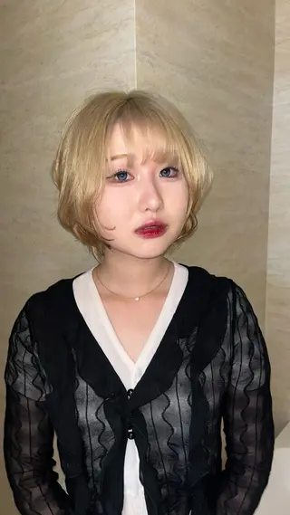 ショート カラー 渋谷/ブリーチ/暖色 姫汝のヘアスタイル