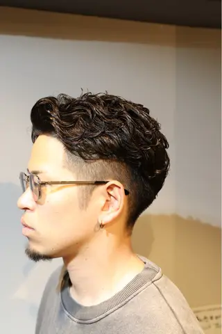 ショート パーマ メンズ 佐藤 郁哉のヘアスタイル