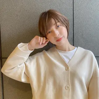 ショート カラー パーマ ヘアアレンジ メンズ キッズ ネイル マツエク・マツパ modek's tokyo所属・顔周りレイヤー ☺︎shunのヘアスタイル