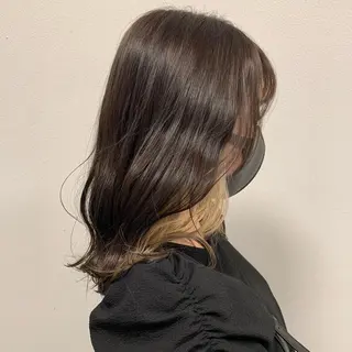 ミディアム カラー 村田 来倖のヘアスタイル