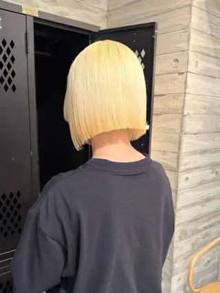 ミディアム カラー 色落ち綺麗透明感カラ /ボブ/ナカツヒカルのヘアスタイル
