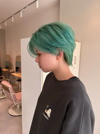 ショート カラー ✂️似合わせの魔術師 石田一樹✂️のヘアスタイル