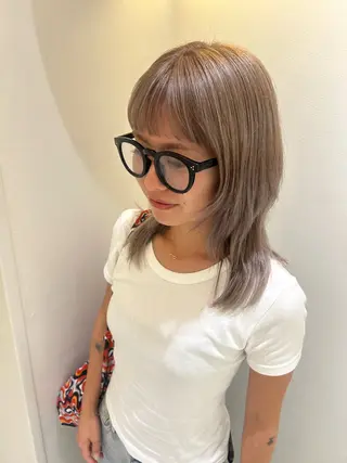 ミディアム カラー 外国人風ヘア/ 髪質改善/ayacaのヘアスタイル