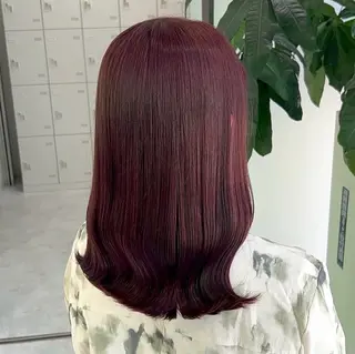 カラー 透明感うる艶カラー 🤍吉島環のヘアスタイル