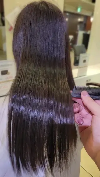 セミロング 【髪質改善美容師】t occa茨木篠原健太のヘアスタイル