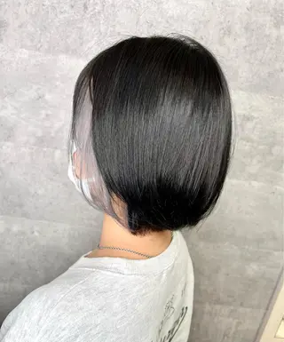 ショート カラー 🌿海山龍馬🌿前髪 /顔まわり/レイヤーのヘアスタイル