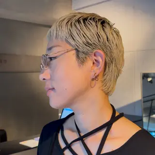 ショート カラー 大矢瑛翔 ショート/パーマのヘアスタイル