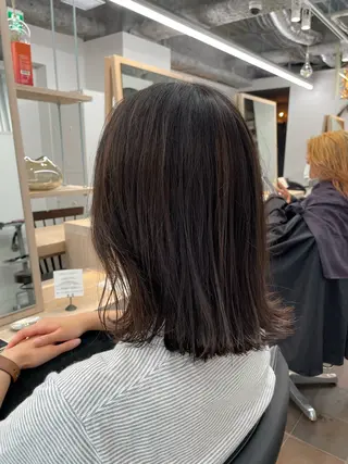 ミディアム レイヤーパーマ/ ショートパーマ/横浜のヘアスタイル