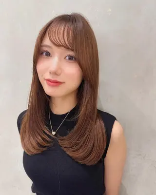 セミロング あかね☆ヘアアレンジ /ボブ/縮毛矯正のヘアスタイル