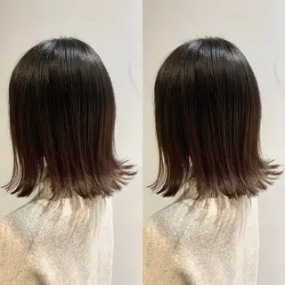 ミディアム カラー 縮毛矯正/髪質改善/ 石橋代智のヘアスタイル