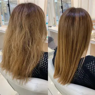 セミロング パーマ ヘアアレンジ 店長 大方康暉のヘアスタイル