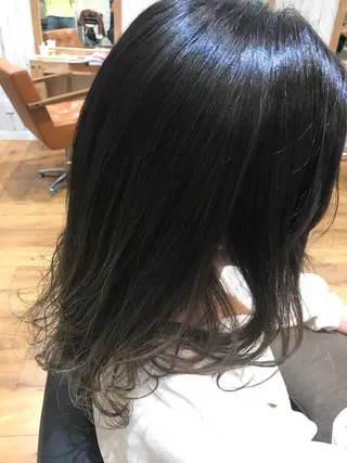 ミディアム 緑地公園美容室 neohairのヘアスタイル