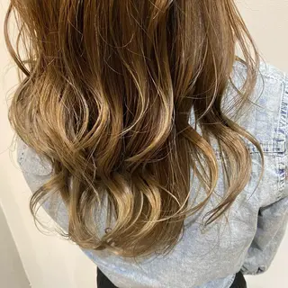 ロング カラー 山口 智也のヘアスタイル