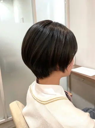 ショート オオシマ ミユのヘアスタイル