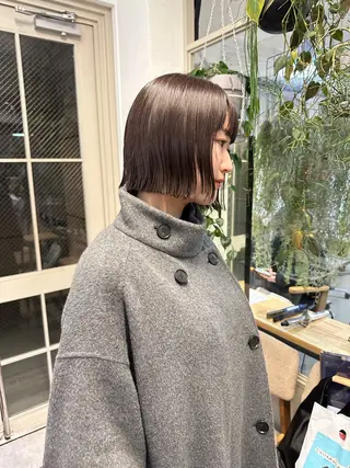 ショート カラー REINA☁️透明感 カラー/ぷつっと♡のヘアスタイル