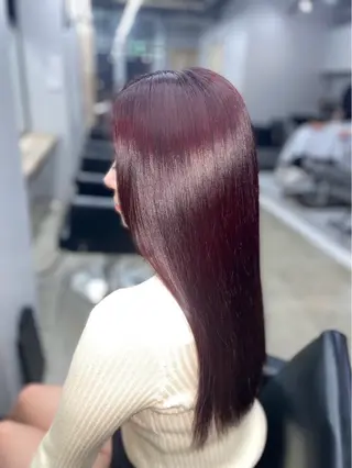 ロング カラー Ameri 新宿所属・𓆩︎🩸個性カラー SAKÜRA𓆪⋆˚のヘアスタイル