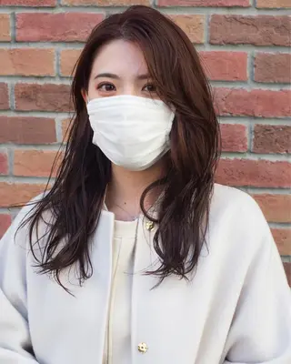 セミロング カラー 千葉 慎也のヘアスタイル