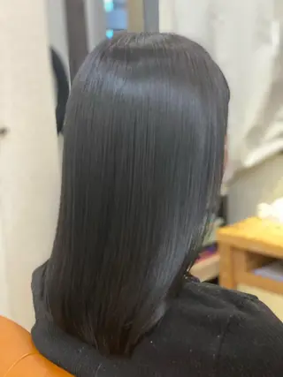 ミディアム カラー 森下 友　Dio...池袋のヘアスタイル