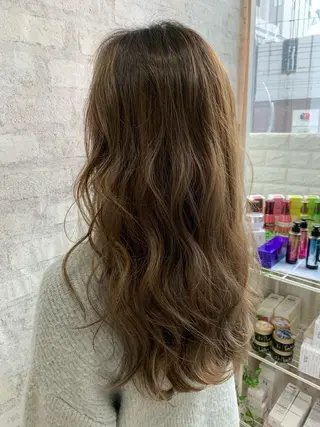 ロング カラー ハイトーンカラー RYUのヘアスタイル